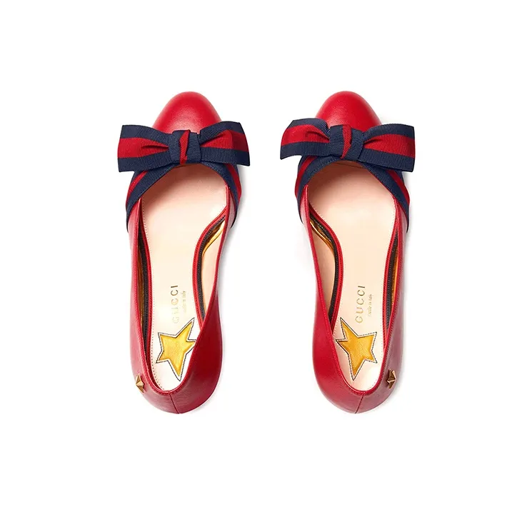 GUCCI High Heels Women's Red-3