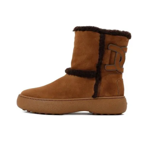 TOD'S Kate Shearling Suede Boots