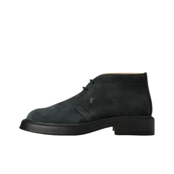 TOD'S Desert Round Toe Lace Up Boots