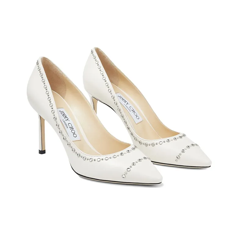 Jimmy Choo Romy High Heels Women's White-2