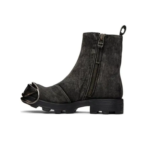 DIESEL D Hammer Zip D Denim Ankle Boots