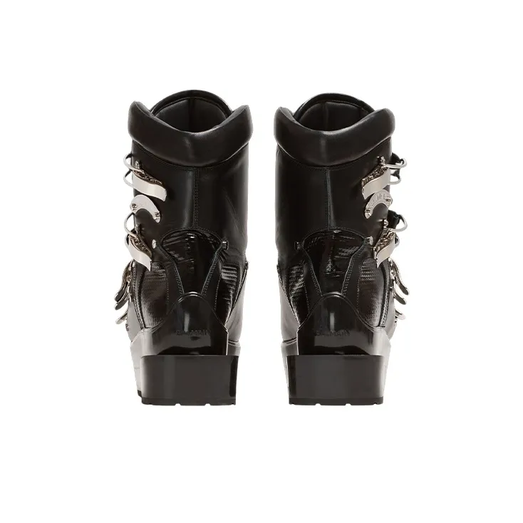 BALMAIN Volt Ankle Boots Men's Black-3
