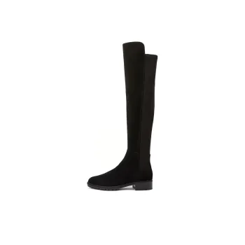 Stuart Weitzman/SW 5050 CITY Knee high Boots 3cm Women's Black