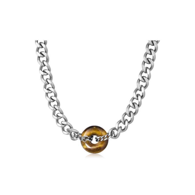DH7 Titanium Steel Necklaces Unisex-3