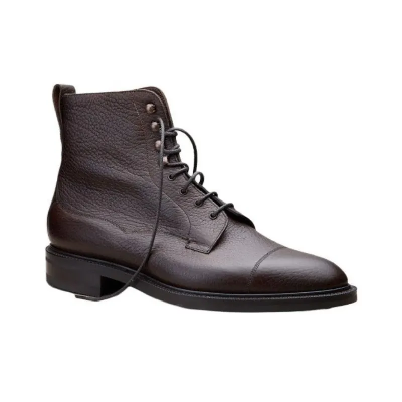 Edward Green Galway Ankle Boots Men's Dark Brown-2
