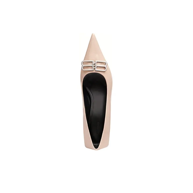 Balenciaga Slim Heel High Heels Women's Pink-3