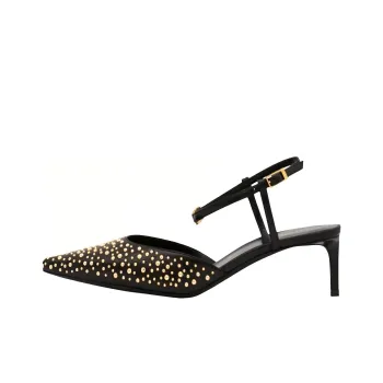 CELINE Embellished Pointed Toe Pumps