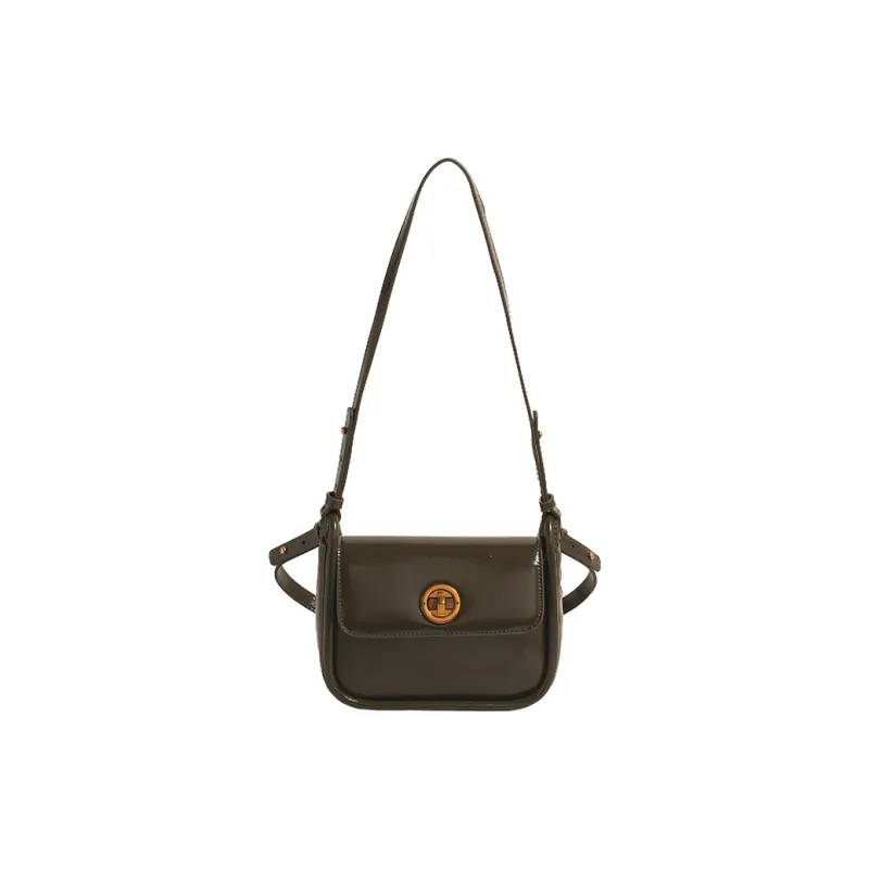 RUIPAI PU Shoulder Bag Regular Women's Coffee/Green/Black/Red-8