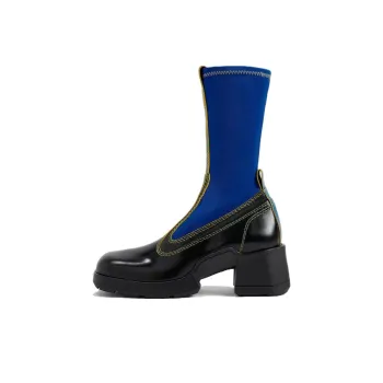 MIISTA Ankle Boots 6cm Women's Blue Black
