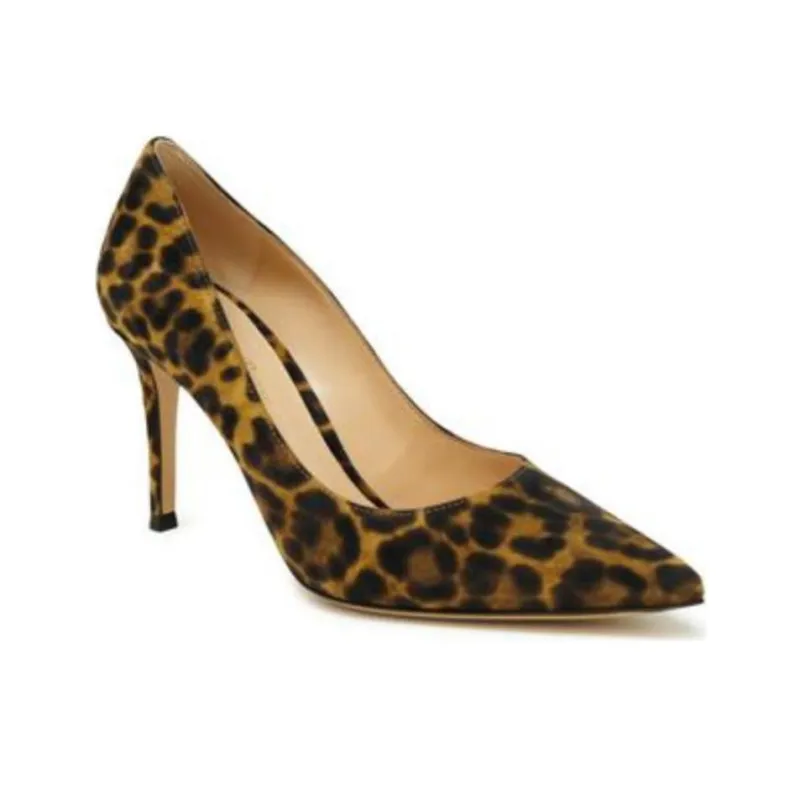 GIANVITO ROSSI Gianvito Leopard Print Pumps-1
