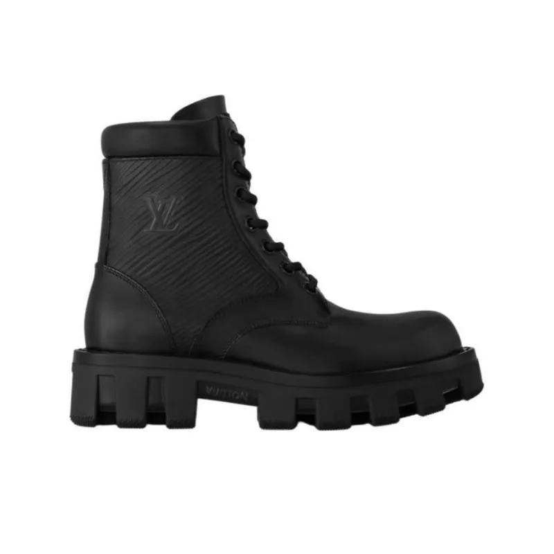 LOUIS VUITTON Ankle Boots Men's Black-1