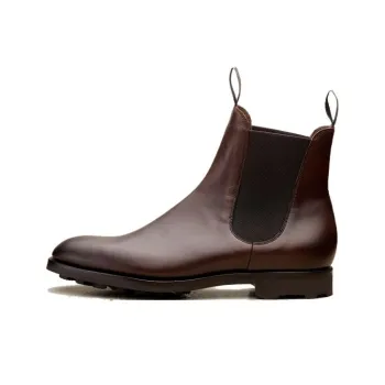 Edward Green Short Chelsea Boots Men's Brown