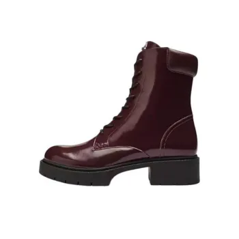 COACH Leighton Ankle Boots 3.8cm Women's Burgundy
