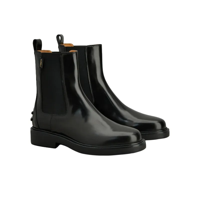 TOD'S Logo Patch Ankle Boots Women's-1