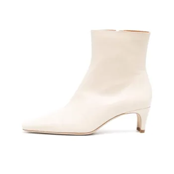 Staud Almond toe 70mm Leather Boots Women's