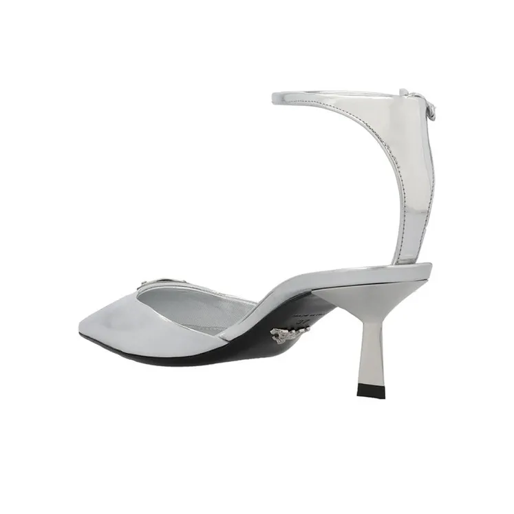 PRADA High Heels Women's Silver-2