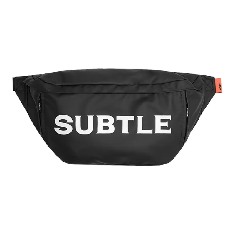 Subtle Polyester Dumpling Shoulder Bag, Crossbody Bag Fanny Pack Tubas Unisex White/Black/Light Blue-5