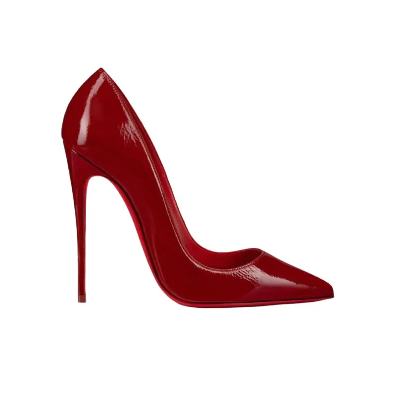 CL LUBOTING So Kate Slim Heel High Heels 12cm Women's Red-1