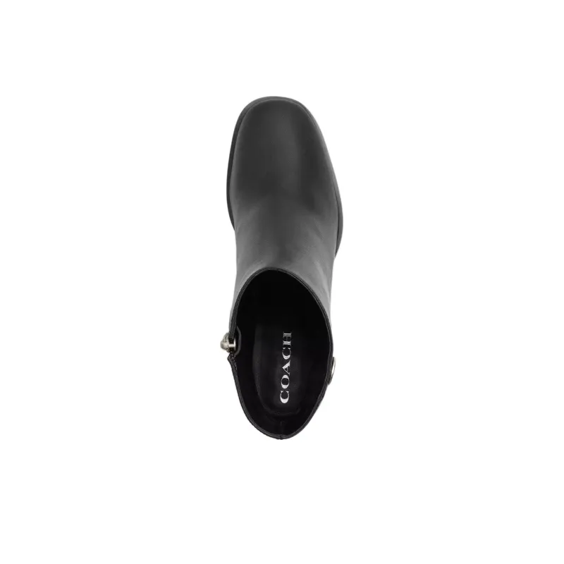 COACH Shana Ankle Boots 7cm Women's Black-3