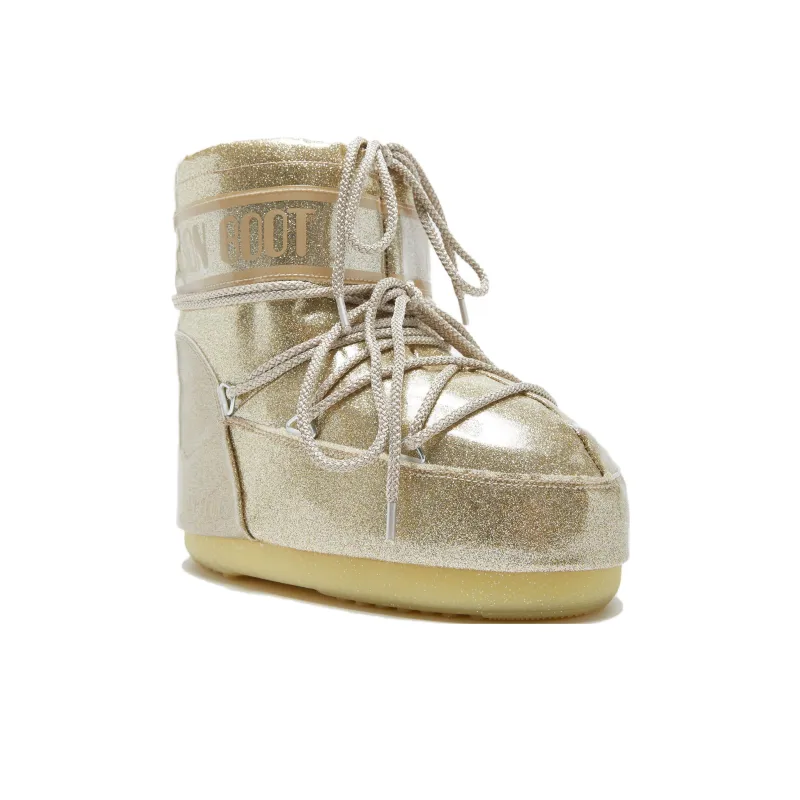 Moon Boot Icon Glitter Low Boot Gold-2