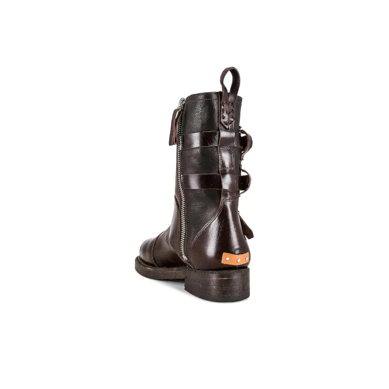 FREE PEOPLE Ankle Boots 4cm Women's Dark Brown-4