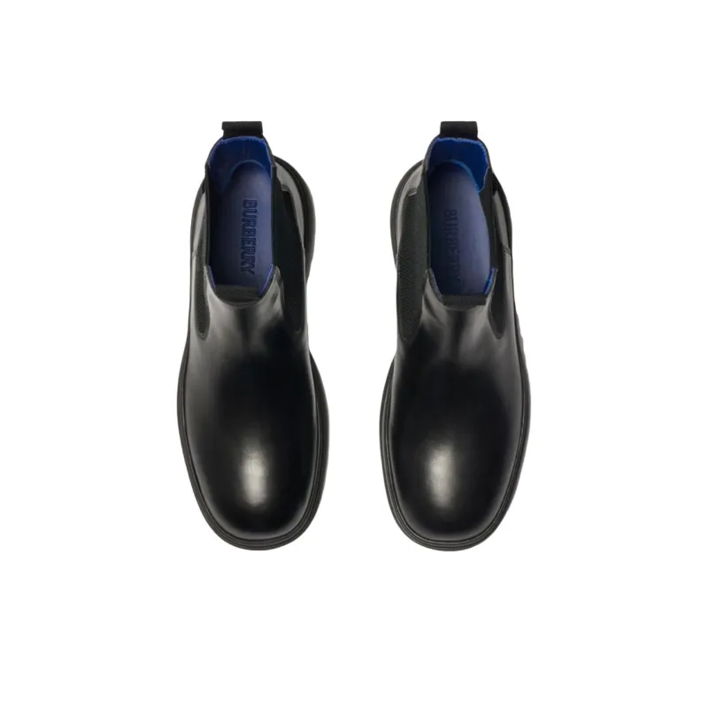 Burberry Short Chelsea Boots Women's Black-2