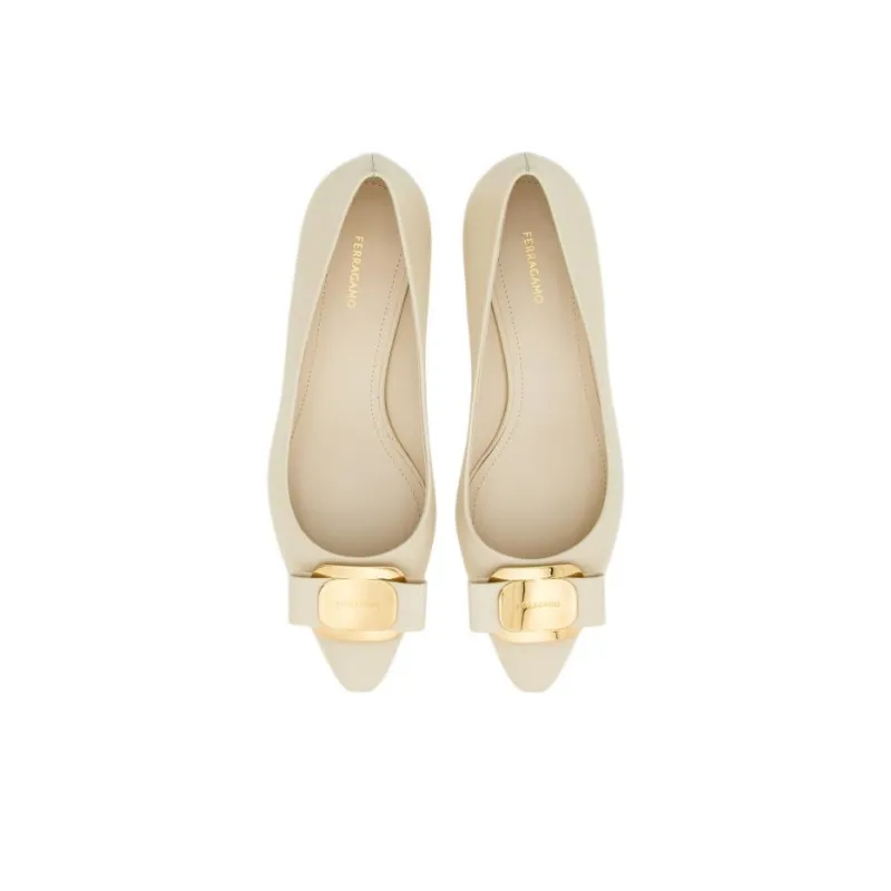 FERRAGAMO 40mm New Vara-bow Lambskin Pumps-2