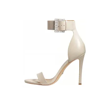MICHAEL KORS Giselle Slim Heel High Heels Women's Cream White