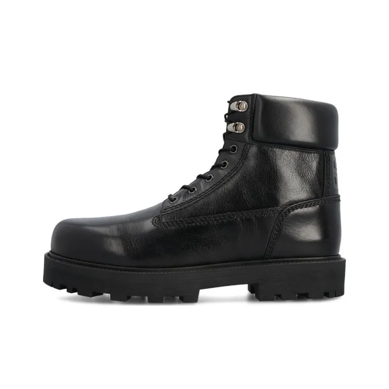 Givenchy Show 4G-motif Ankle Leather Boots-0