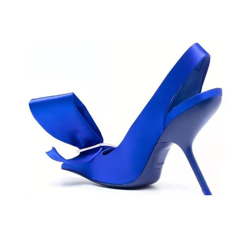 FERRAGAMO High Heels 12cm Women's Blue-2