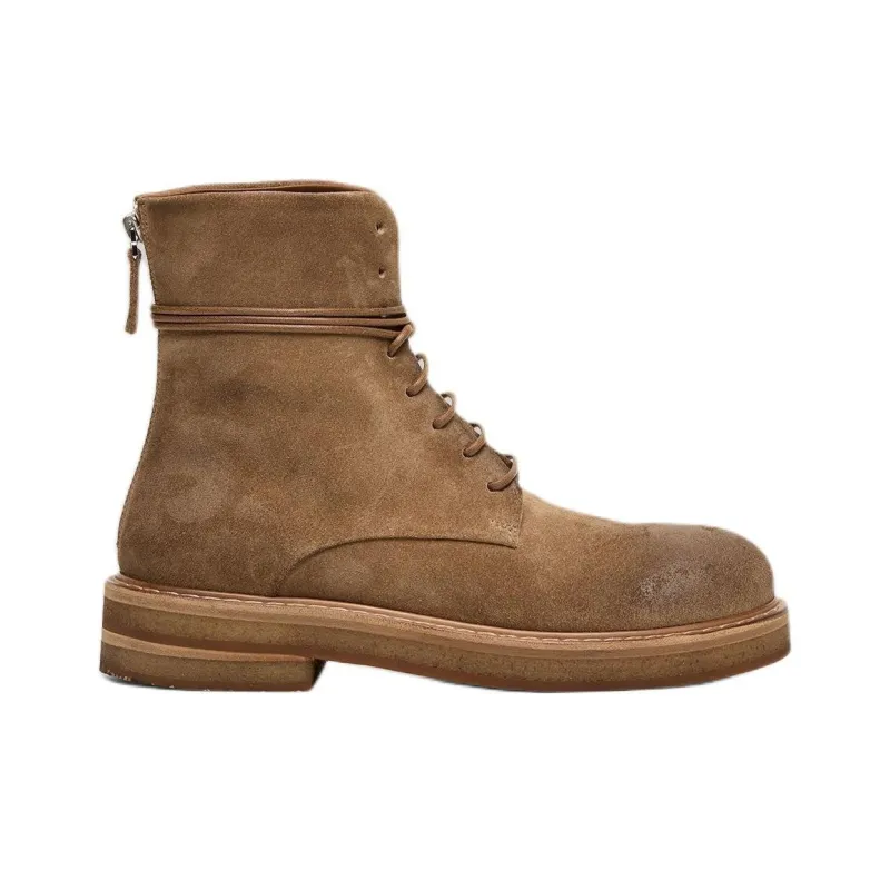 Marsèll Round-Toe Lace-Up Ankle Boots Women's-1