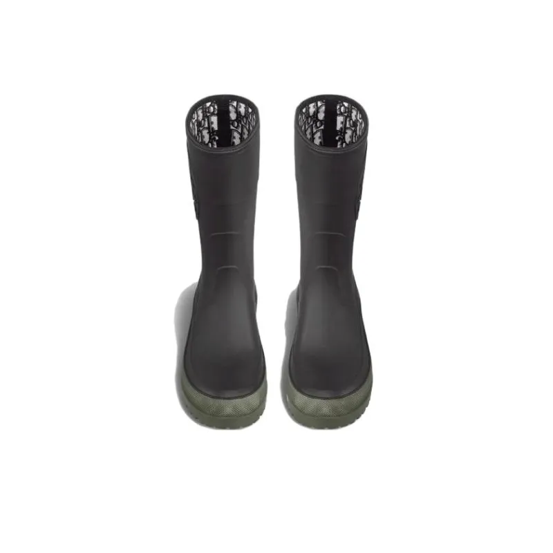 DIOR Diorunion Fashion Ankle Boots Women's Black-2