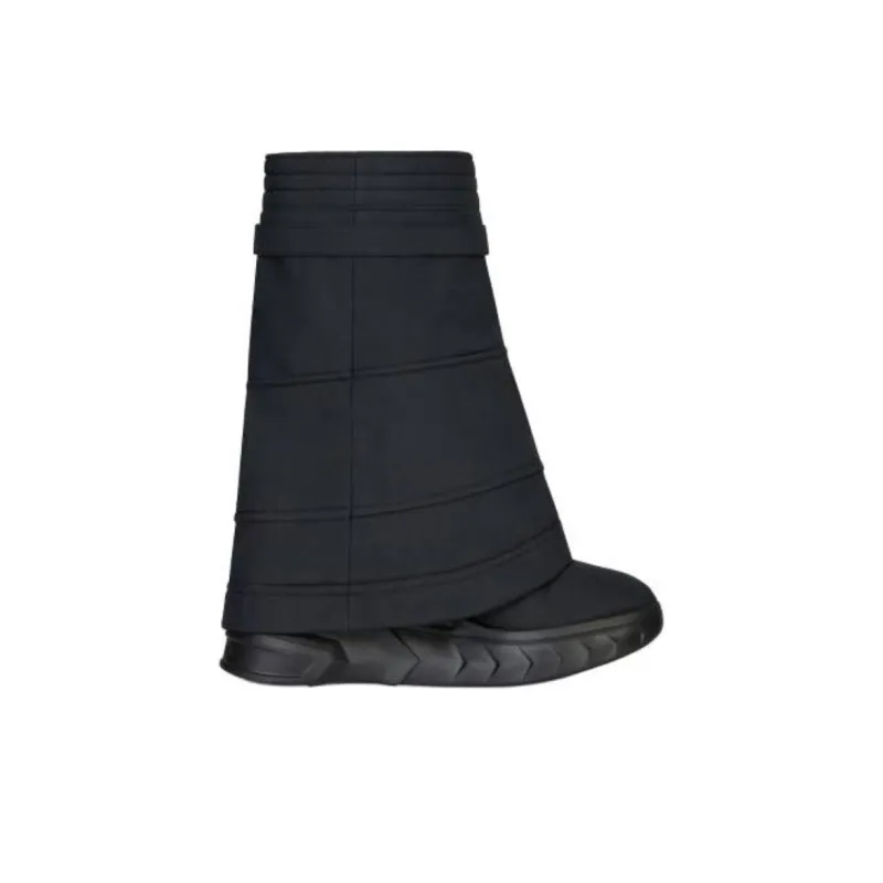 Givenchy Shark Lock Biker Ankle Boots 8.5cm Women's Black-1