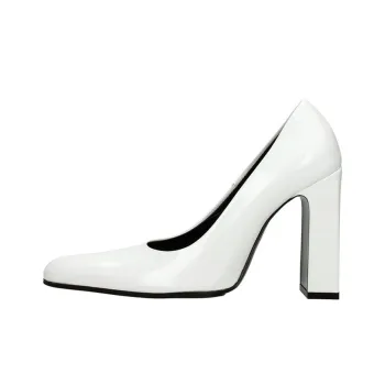 Balenciaga Chunky Heel High Heels Women's White