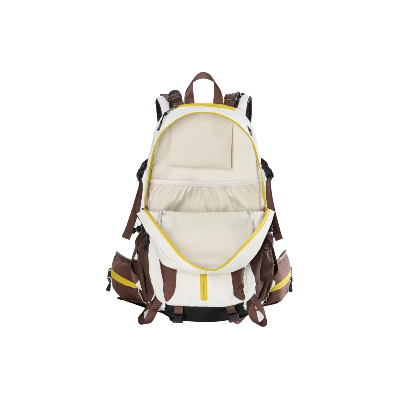 CAMEL Fabric Backpack Unisex Multicolor-4