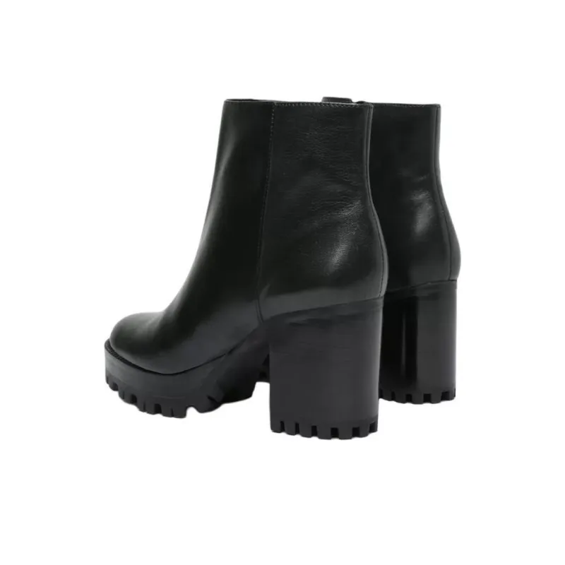 Schutz Grunge Ankle Boots 7cm Women's Black-4