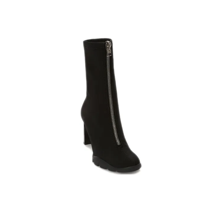 Alexander McQueen Zip Up Ankle Boots Black Women's-2