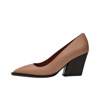 ATP Atelier Capena Spool Heel High Heels 7.6cm Women's Brown