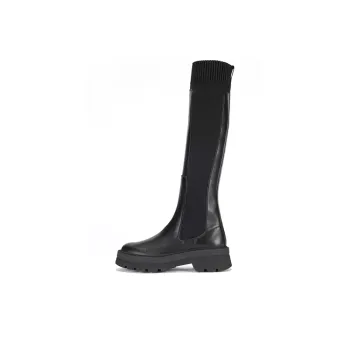 HUGO BOSS Knee-High Chelsea Boots Women's Black