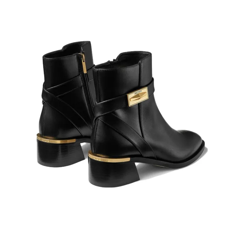 Jimmy Choo Diantha 45mm Leather Ankle Boots-2