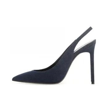 SAINT LAURENT Slim Heel High Heels Women's Dark Blue
