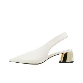 STUDIO AMELIA Toro 50 Chunky Heel High Heels Women's White