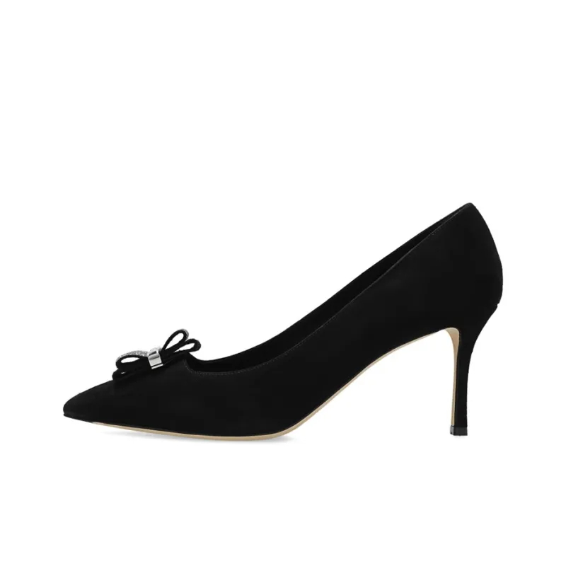 Ferragamo High Heels Women's Low-Top Black-0