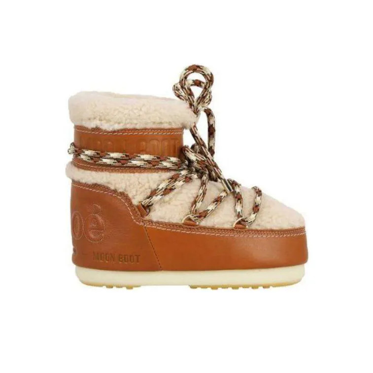 Chloé x Moon Boot Ankle Boots Women's Brown-1