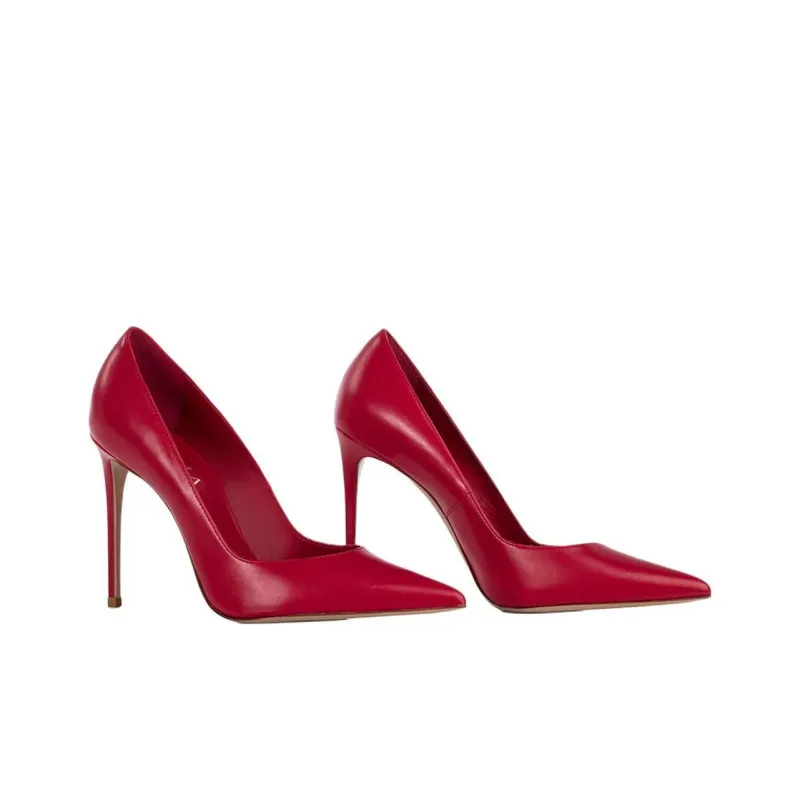 Le Silla Eva Slim Heel High Heels 10cm Women's Red-2