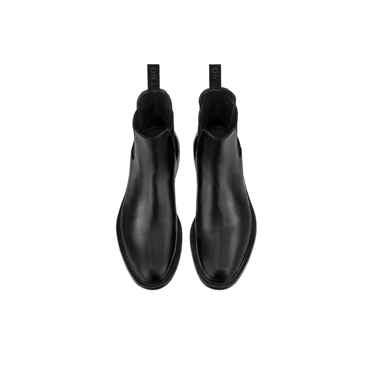 LOUIS VUITTON Fle Louis Vuitton Chelsea Boots Men's Black-3