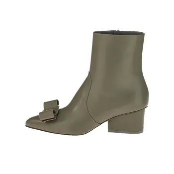 Ferragamo Viva Ankle Boots Women's Dark Gray