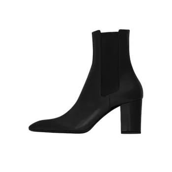 SAINT LAURENT Betty Short Chelsea Boots 7cm Women's Black