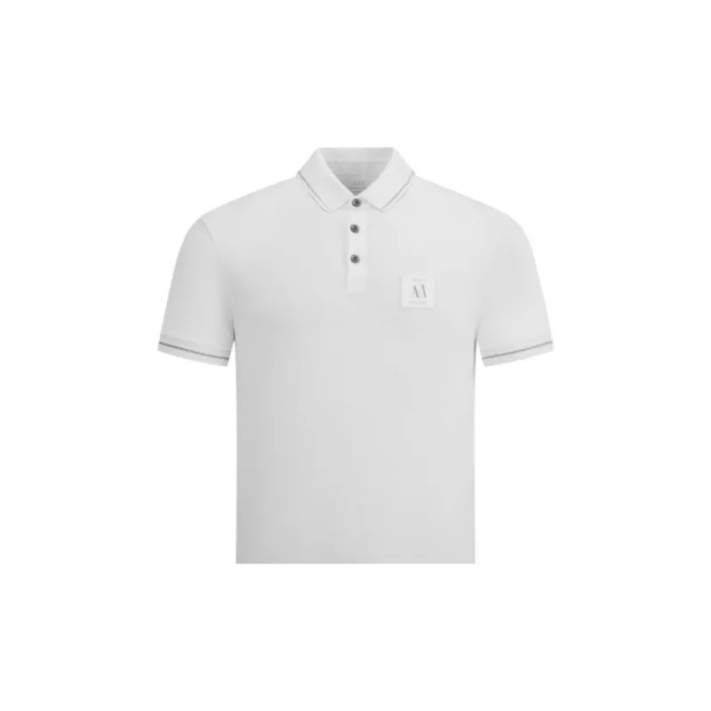 ARMANI EXCHANGEAE SS23 Polo Shirt Men's White-2