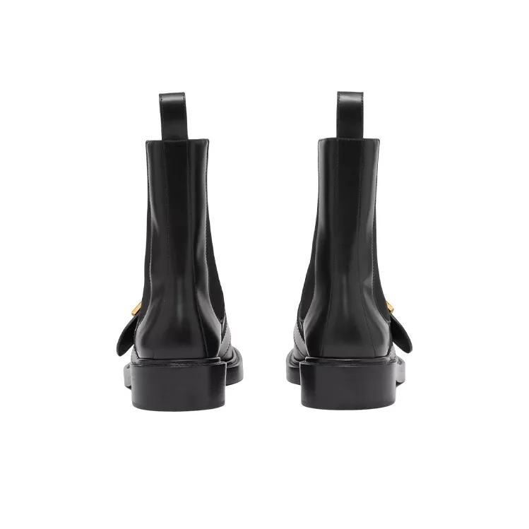 Burberry Short Chelsea Boots Women's Black-3